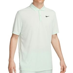 Nike Men's  Dri-FIT Solid Logo Polo Barely Green/Black Sz L